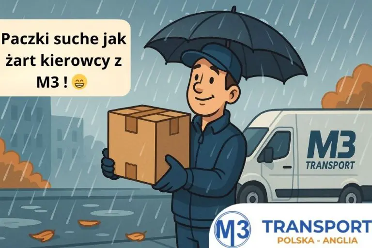 Paczki suche jak żart kierowcy z M3