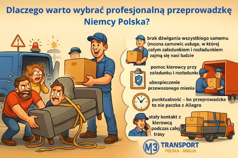 Dlaczego warto wybrać profesjonalną przeprowadzkę Niemcy Polska
